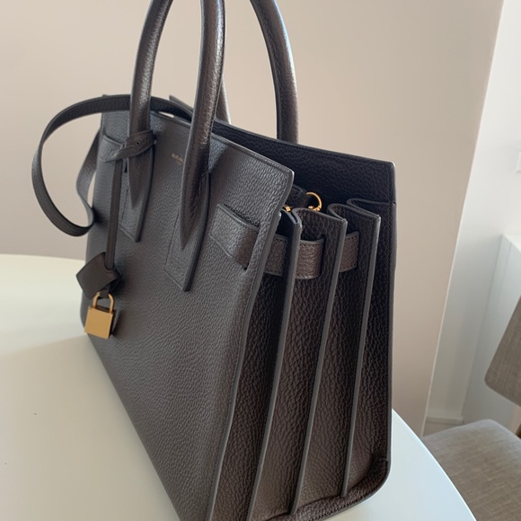 Saint Laurent Sac De Jour Small Tote Fog - Picture 7 of 8